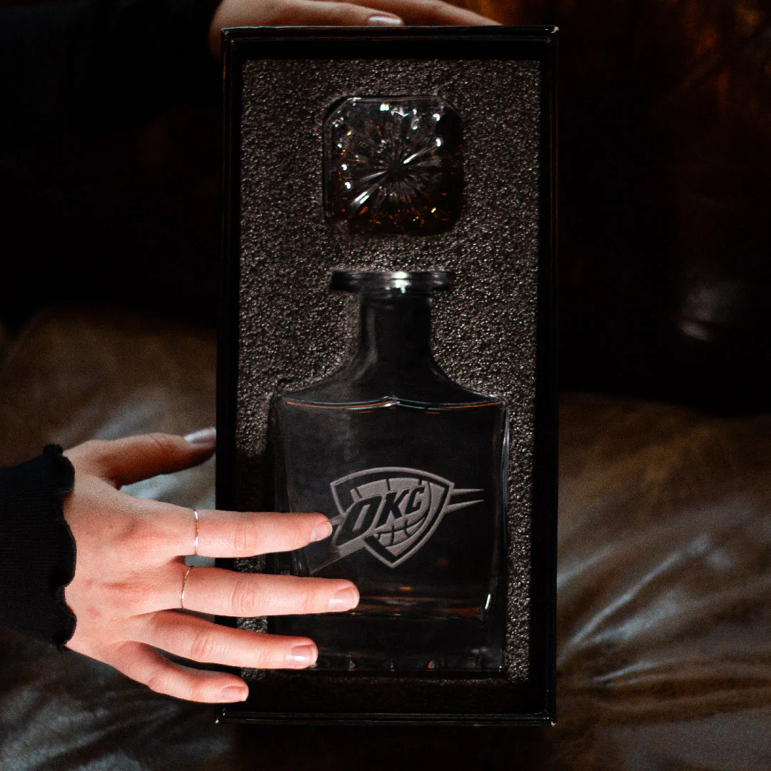 Oklahoma City Thunder Square 1L Decanter - Image 5