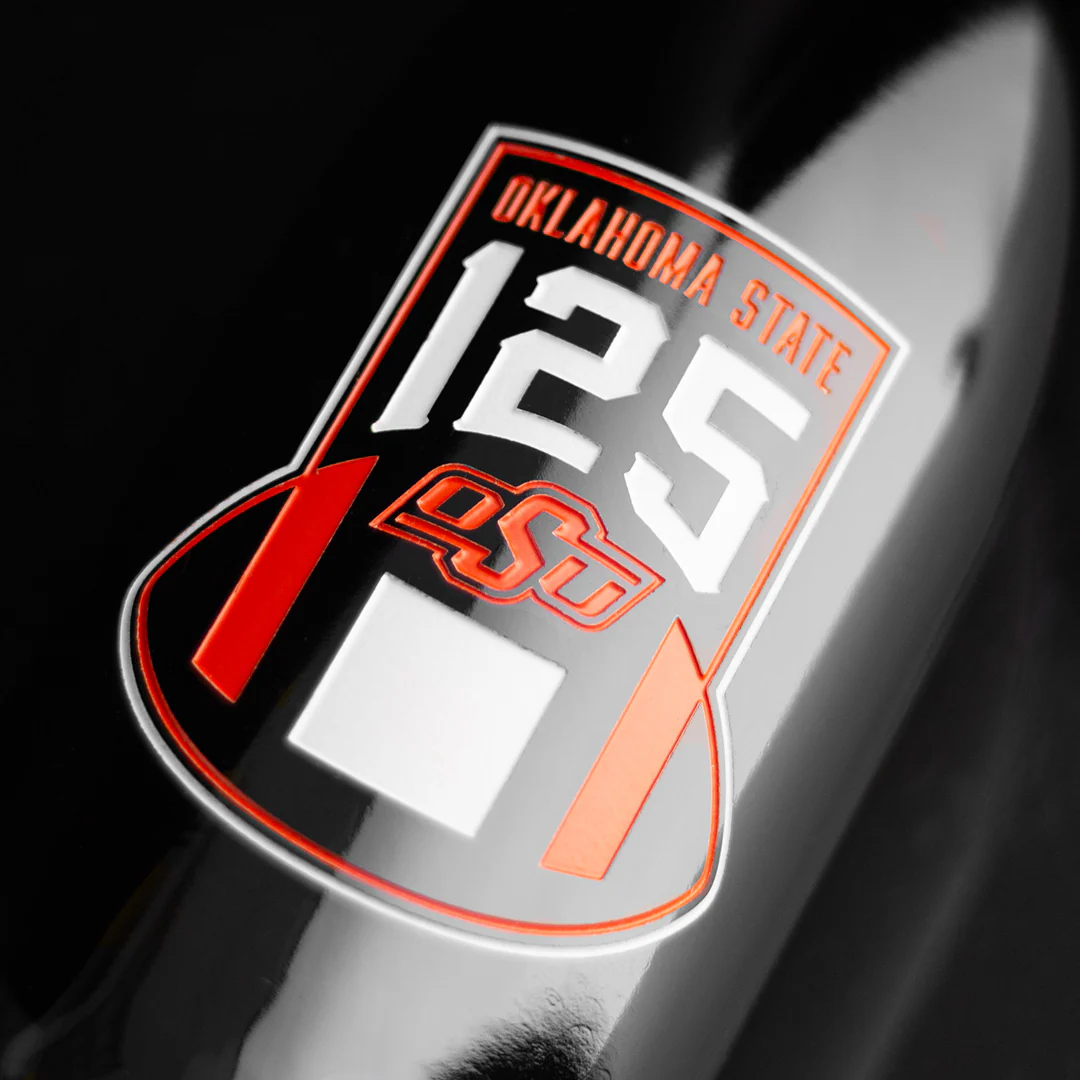 Oklahoma State University 125 Years Etched Wine - Image 4