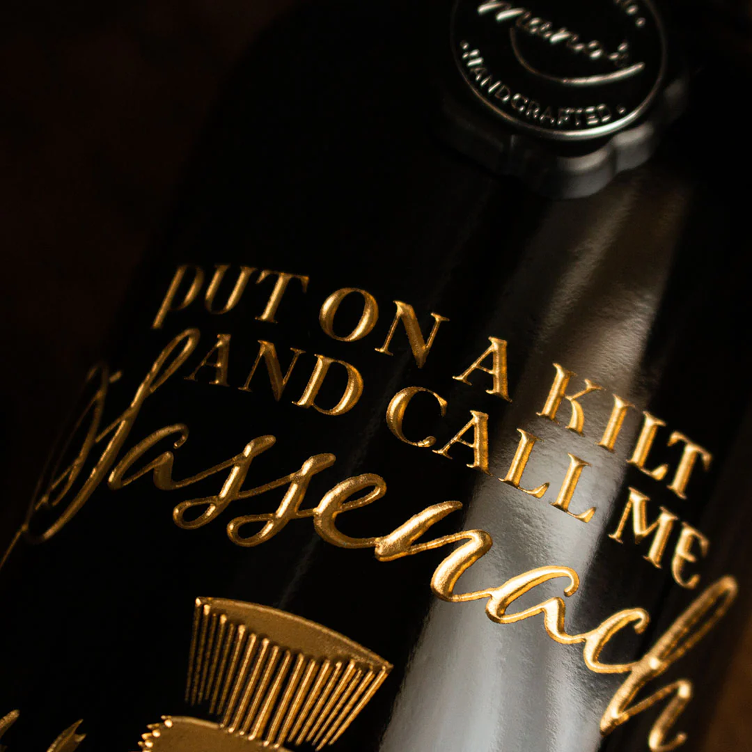 Outlander Sassenach Custom Name Etched Wine Bottle - Image 6