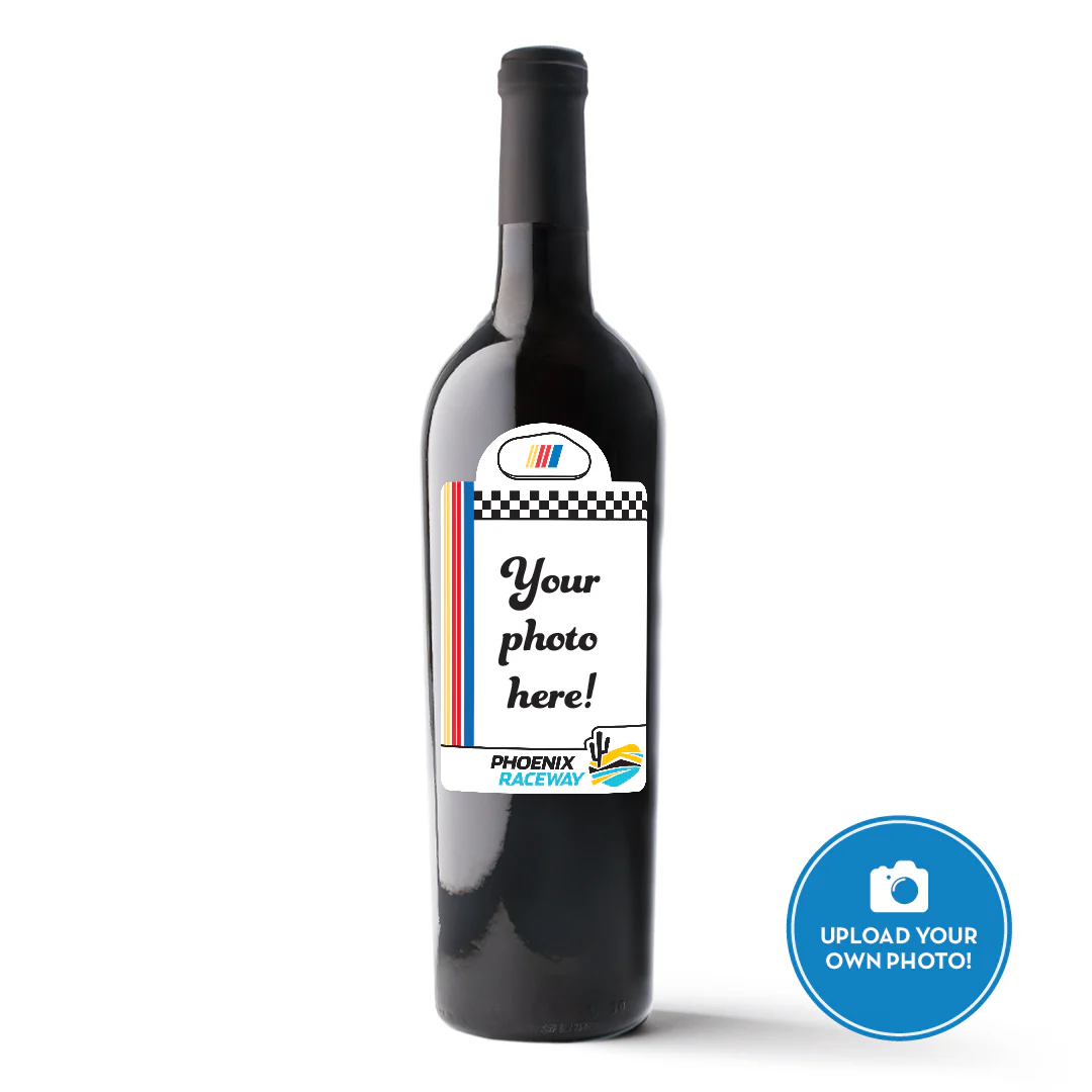 Phoenix Raceway Custom Photo Frame Labeled Wine
