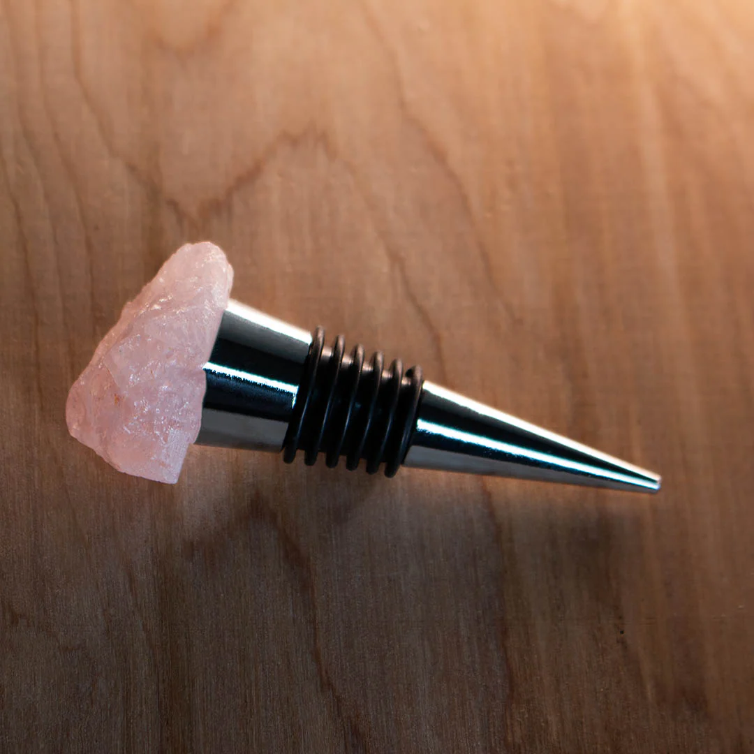 Pink Crystal Wine Stopper - Image 3