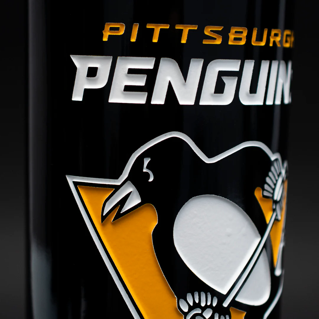 Pittsburgh Penguins® Etched Wine - Image 2