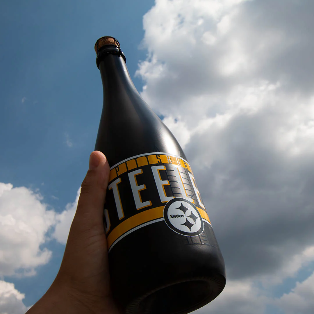 Pittsburgh Steelers Matte Black Bubbly - Image 5