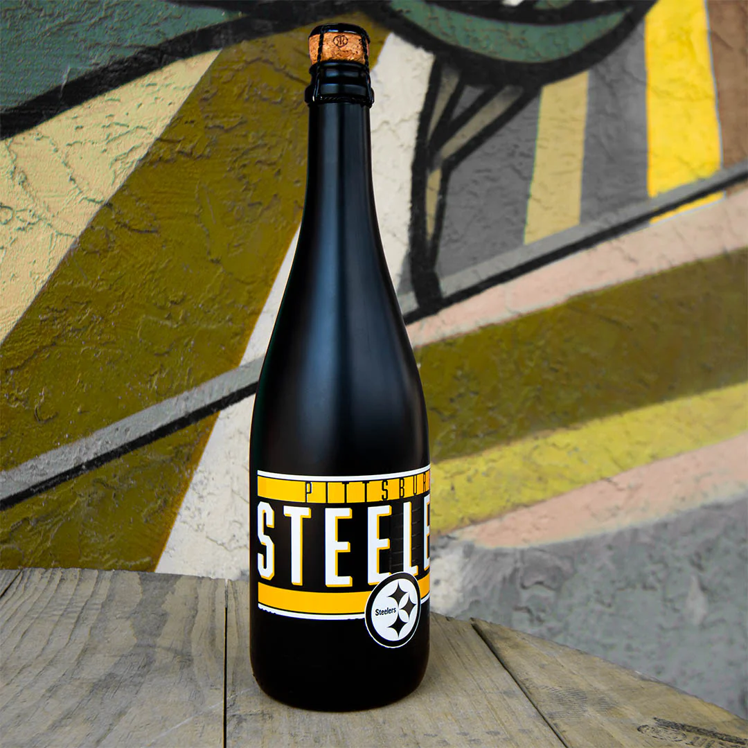 Pittsburgh Steelers Matte Black Bubbly - Image 7