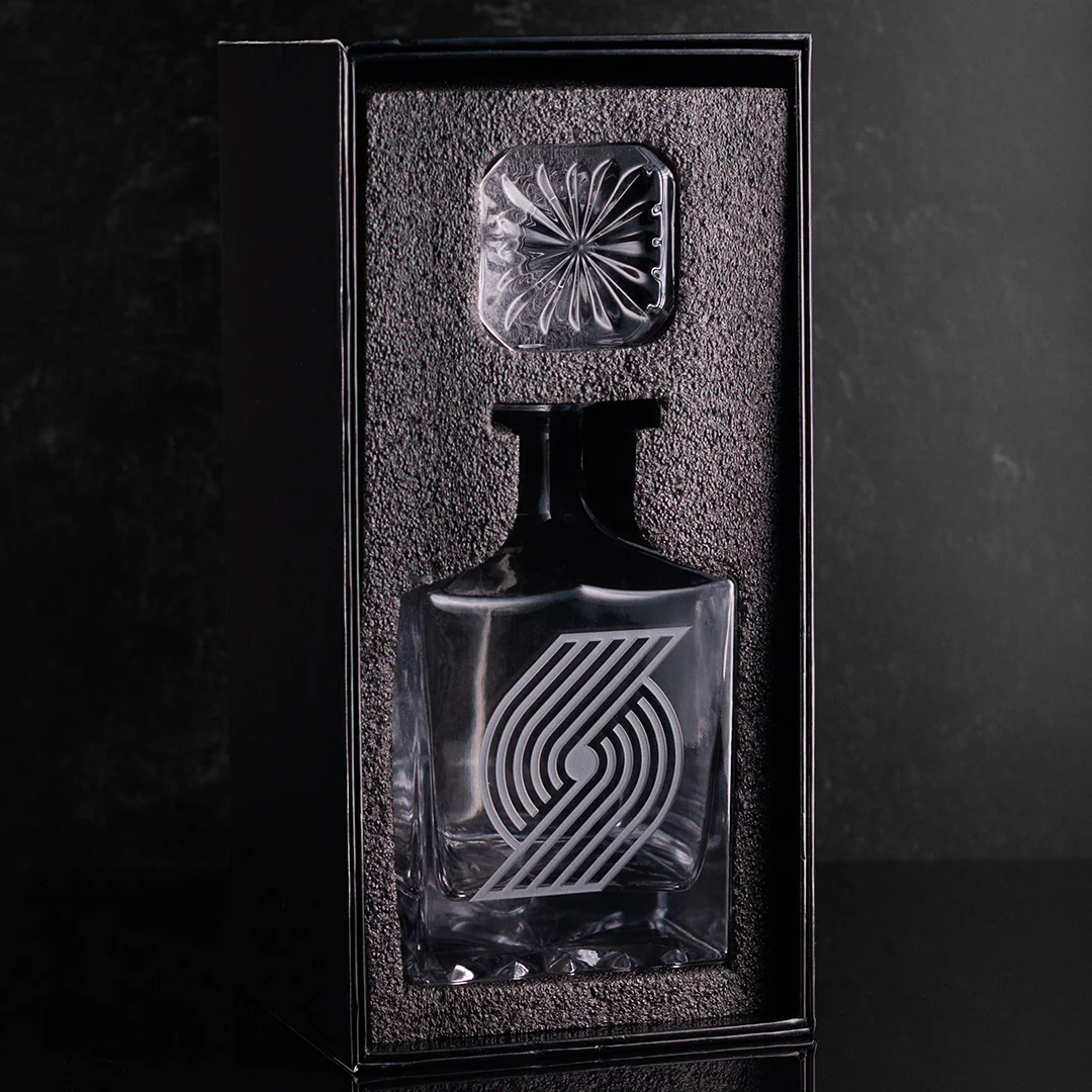 Portland Trail Blazers Square 1L Decanter - Image 3