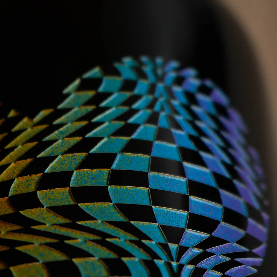 Pride Checkered Heart Custom Etched Wine - Image 10