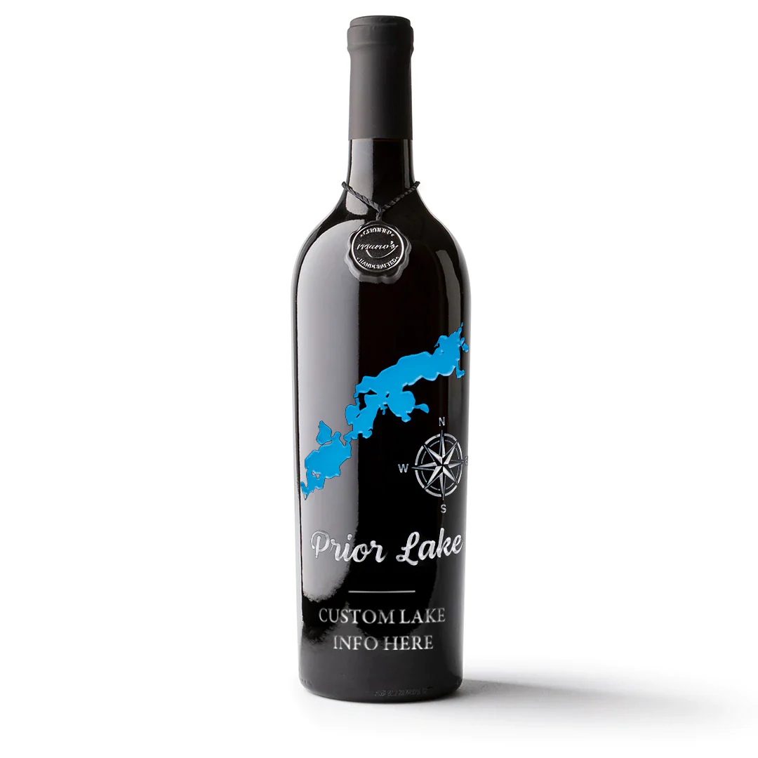 Prior Lake Custom Etched Wine - Image 3