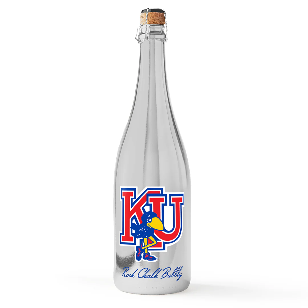 Rock Chalk Metallic Silver Bubbly