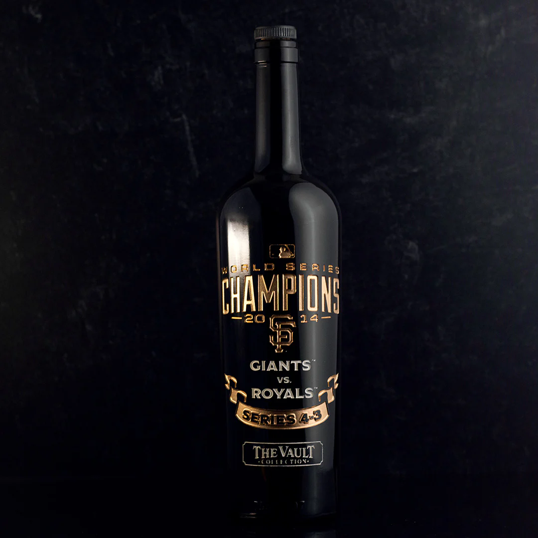 San Francisco Giants 2014 World Series Vault Etched Wine - Image 5