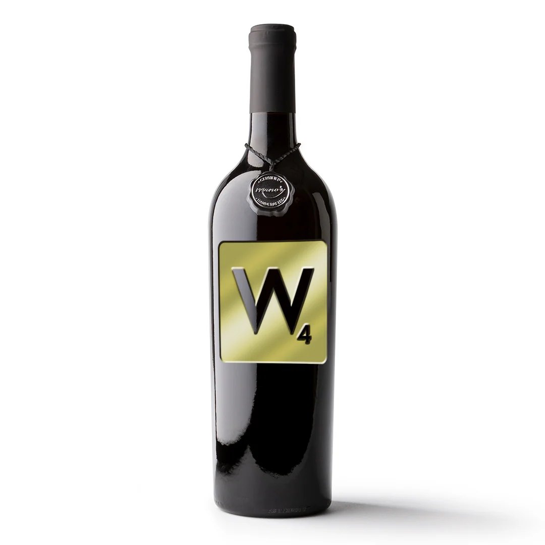 Scrabble Letter Etched Wine Bottle - Image 23