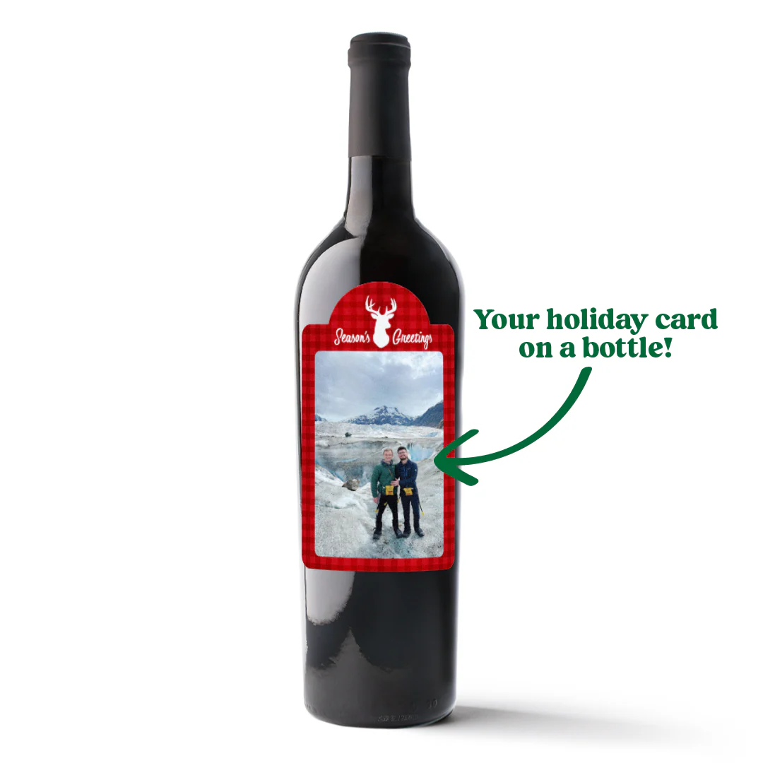 Season's Greetings Photo Label Cabernet Sauvignon - Image 2