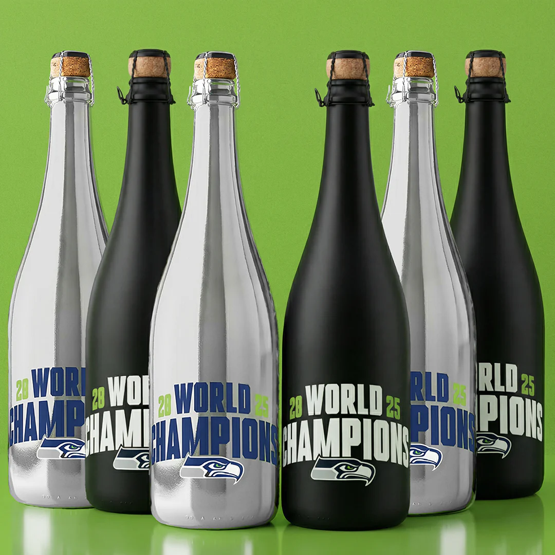 Seattle Seahawks 2025 World Champions Celebration Bubbly Pack - Image 2