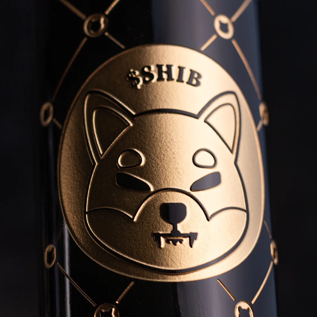Shiba Inu Token Etched Wine - Image 2