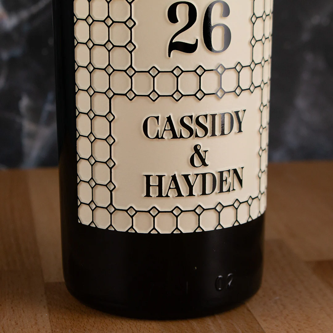 Stained Glass Custom Etched Wine - Image 4