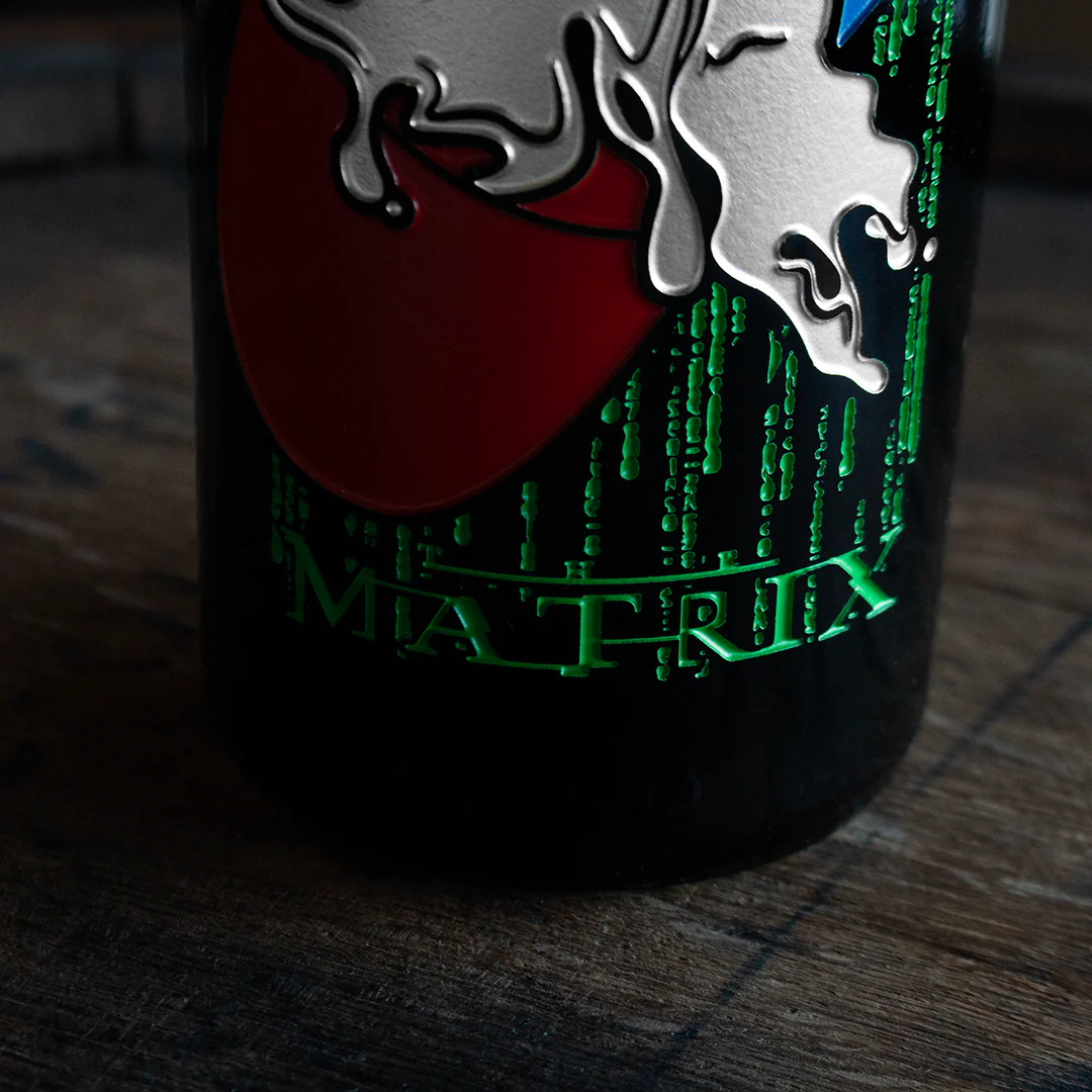 The Matrix Pill Etched Wine - Image 3