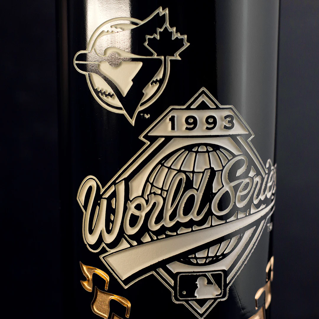 Toronto Blue Jays 1993 World Series Vault Etched Wine - Image 2