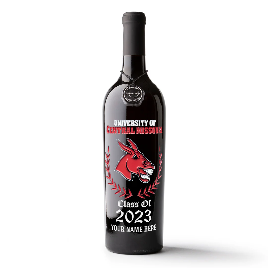 UCM Custom Alumni Etched Wine - Image 2