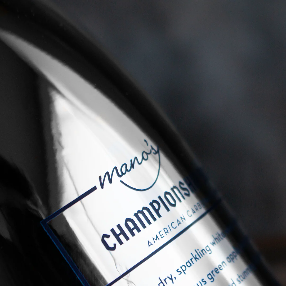 UCONN 2023 Men's Basketball Champions Silver Bubbly - Image 3