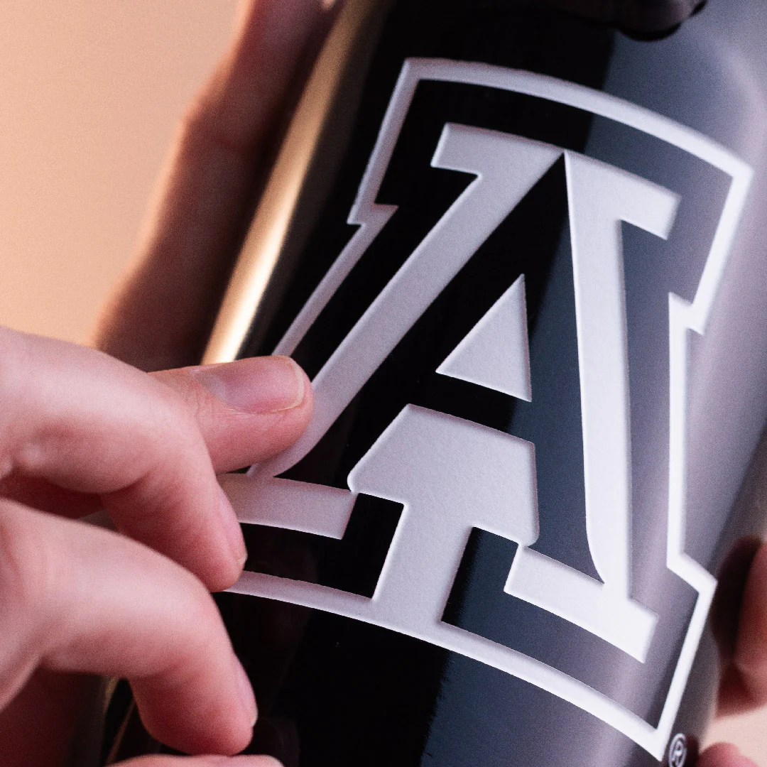 University of Arizona Logo Etched Wine - Image 4