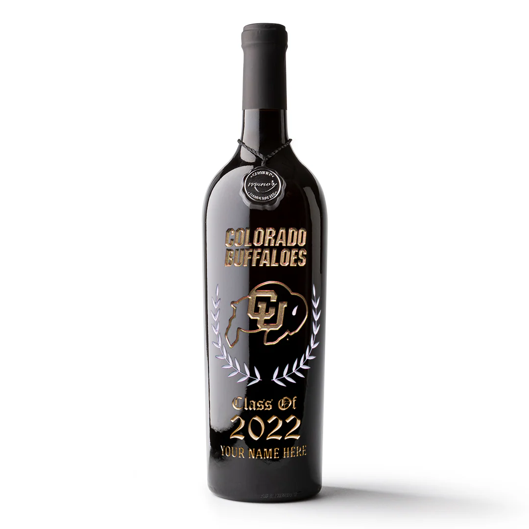 University of Colorado Custom Alumni Etched Wine - Image 4