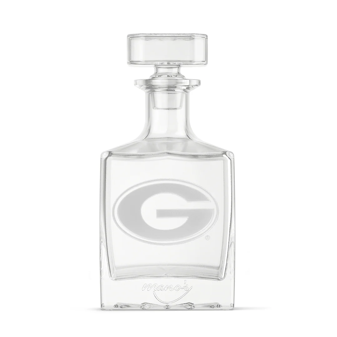 University of Georgia 1L Crystal Glass Decanter - Image 5