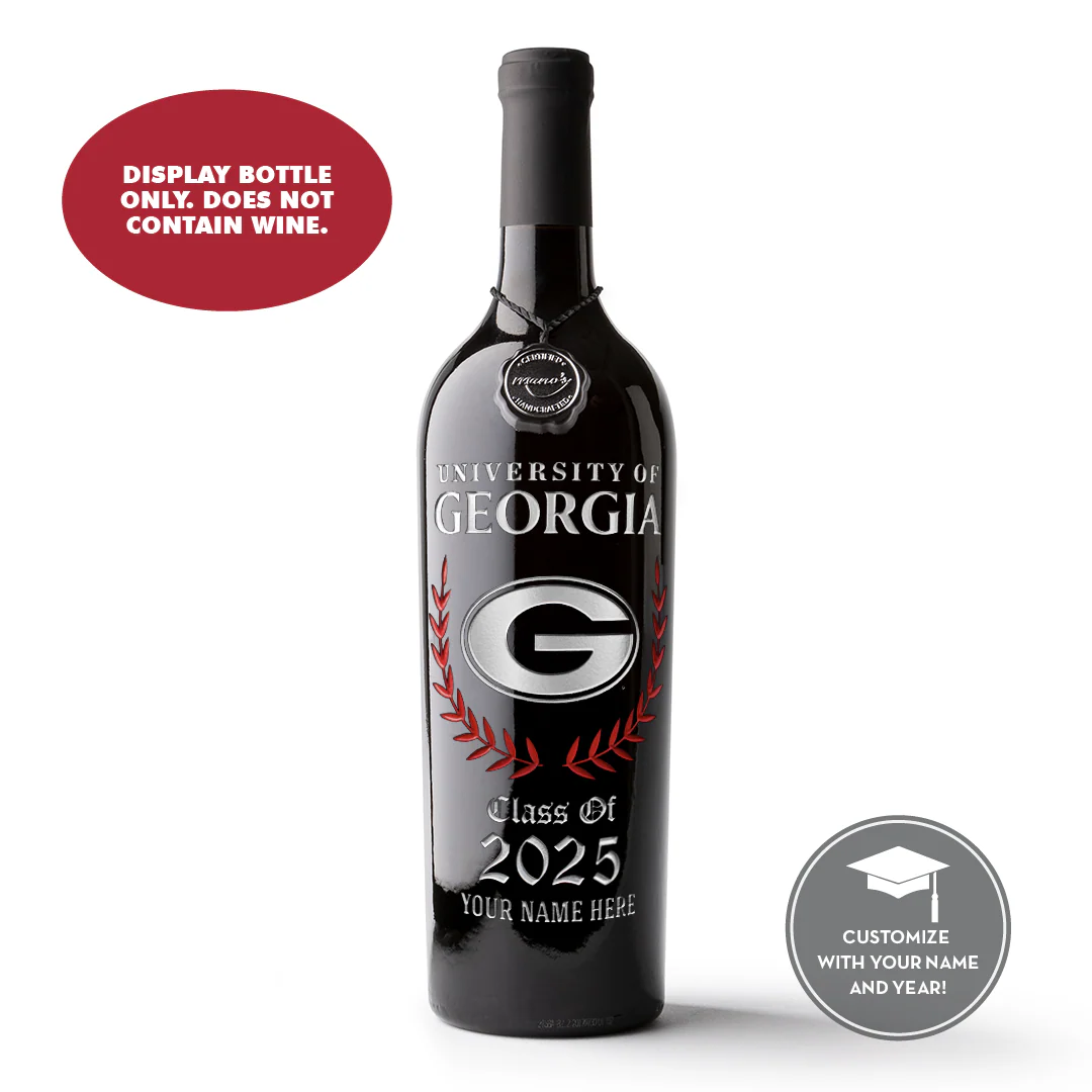 University of Georgia Custom Alumni Display Bottle - Image 2