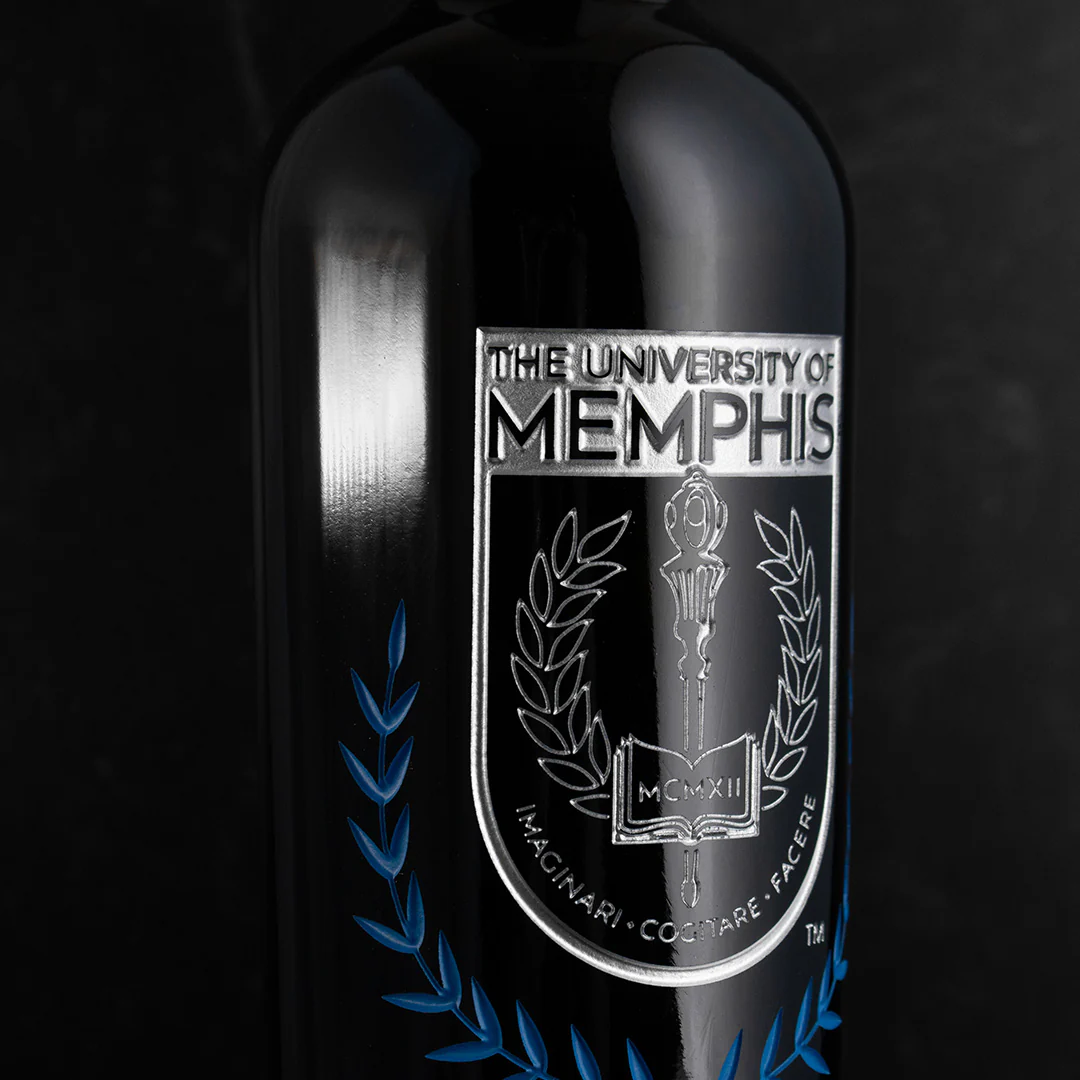 University of Memphis Custom Alumni Etched Wine - Image 3