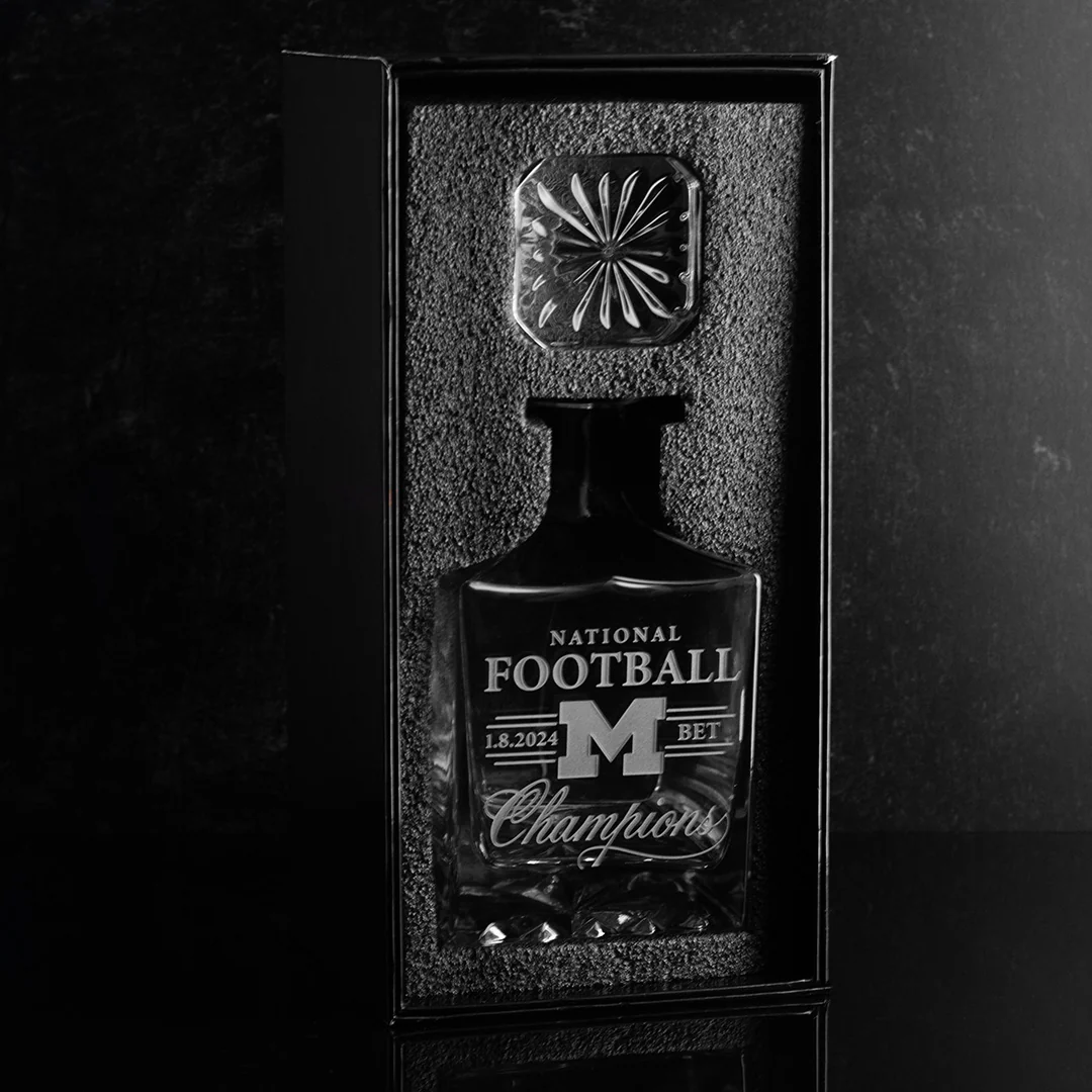 University of Michigan Football National Champions Decanter - Image 4