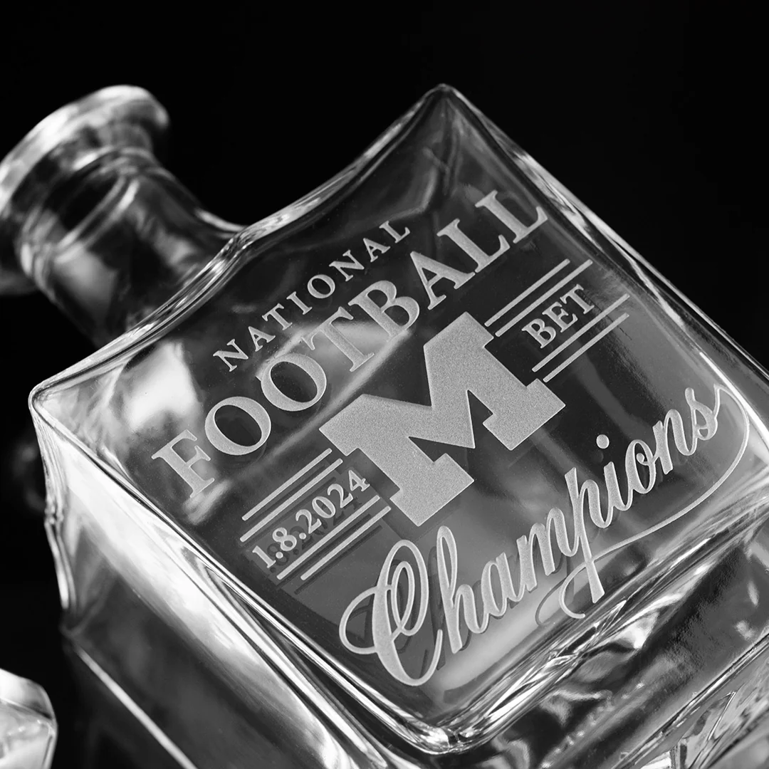 University of Michigan Football National Champions Decanter - Image 5