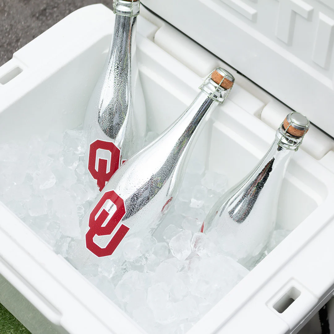 University Oklahoma Boomer Sooner Bubbly - Image 2