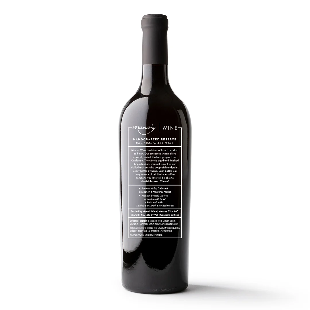 Wedding Cheers Custom Etched Wine Bottle - Image 4