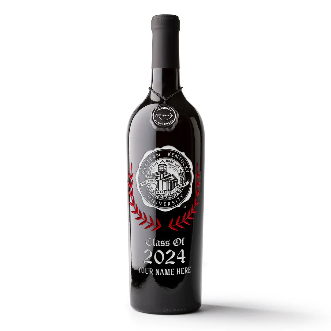Western Kentucky University Custom Alumni Etched Wine - Image 4